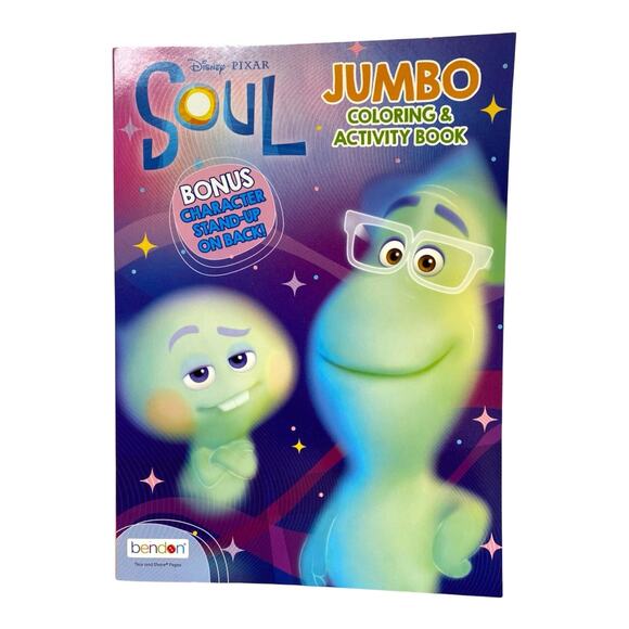 Disney Soul Jumbo Coloring & Activity Book | Bonus Stand-Up Character - Picture 2 of 3